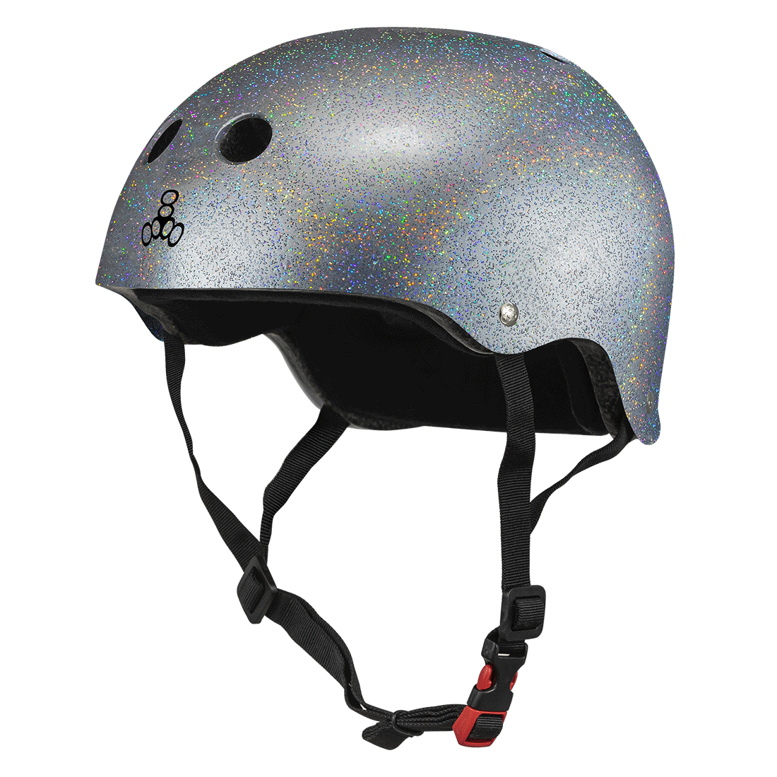 Triple 8 THE Cert SS Helmet - Silver Glitter Helmets