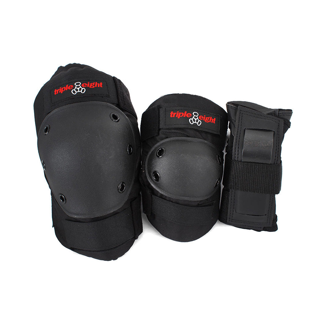 Triple 8 Saver Series Tri-Pack - Black - Adult Protective Gear