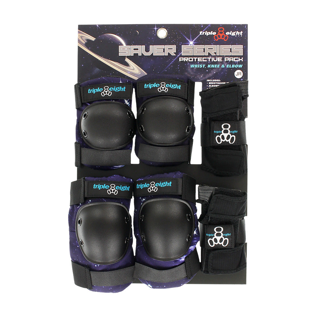 Triple 8 Saver Series Tri-Pack - Galaxy - Junior Protective Gear