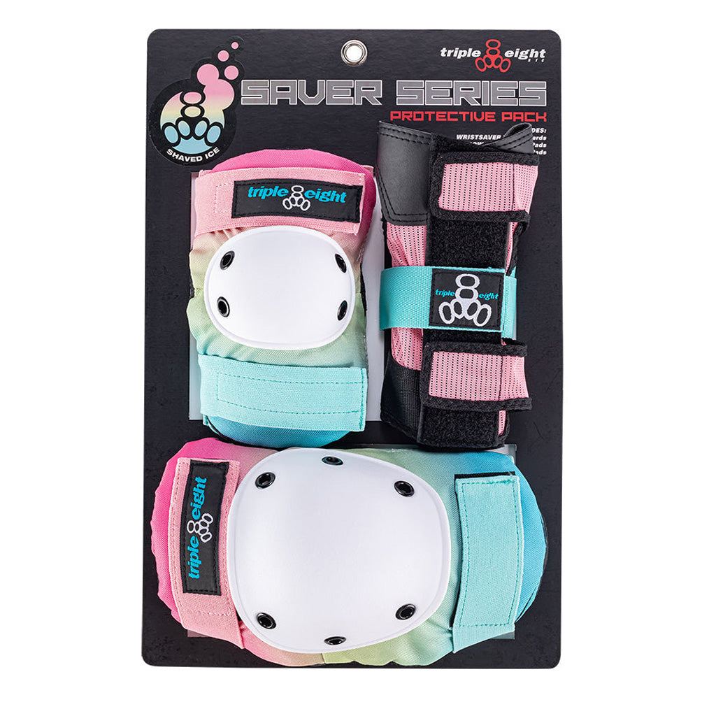 Triple 8 Saver Series Tri-Pack - Shaved Ice - Adult Protective Gear