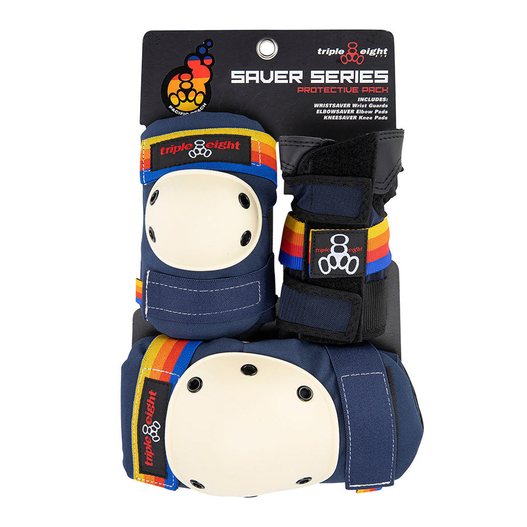 Triple 8 Saver Series Tri-Pack - Pacific Beach - Junior Protective Gear