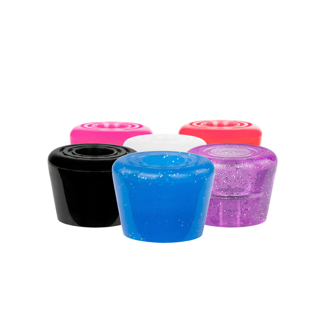 Crazy Fixed Toe Stops - Urethane Roller Skate Hardware and Parts