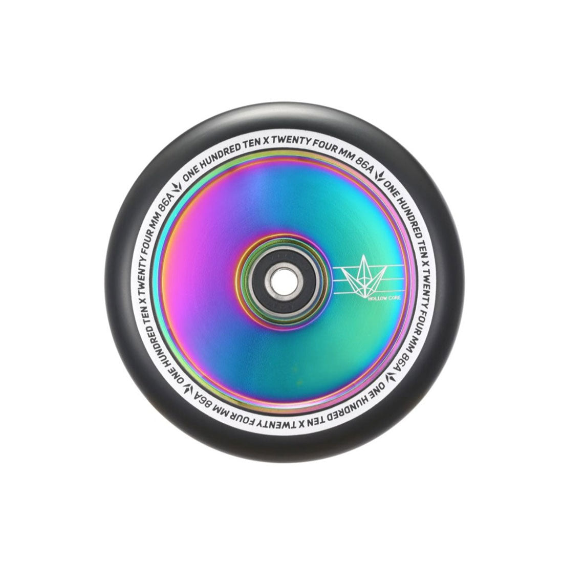 Envy Hollow Core 110mm Wheel - Black/Oil Slick Scooter Wheels