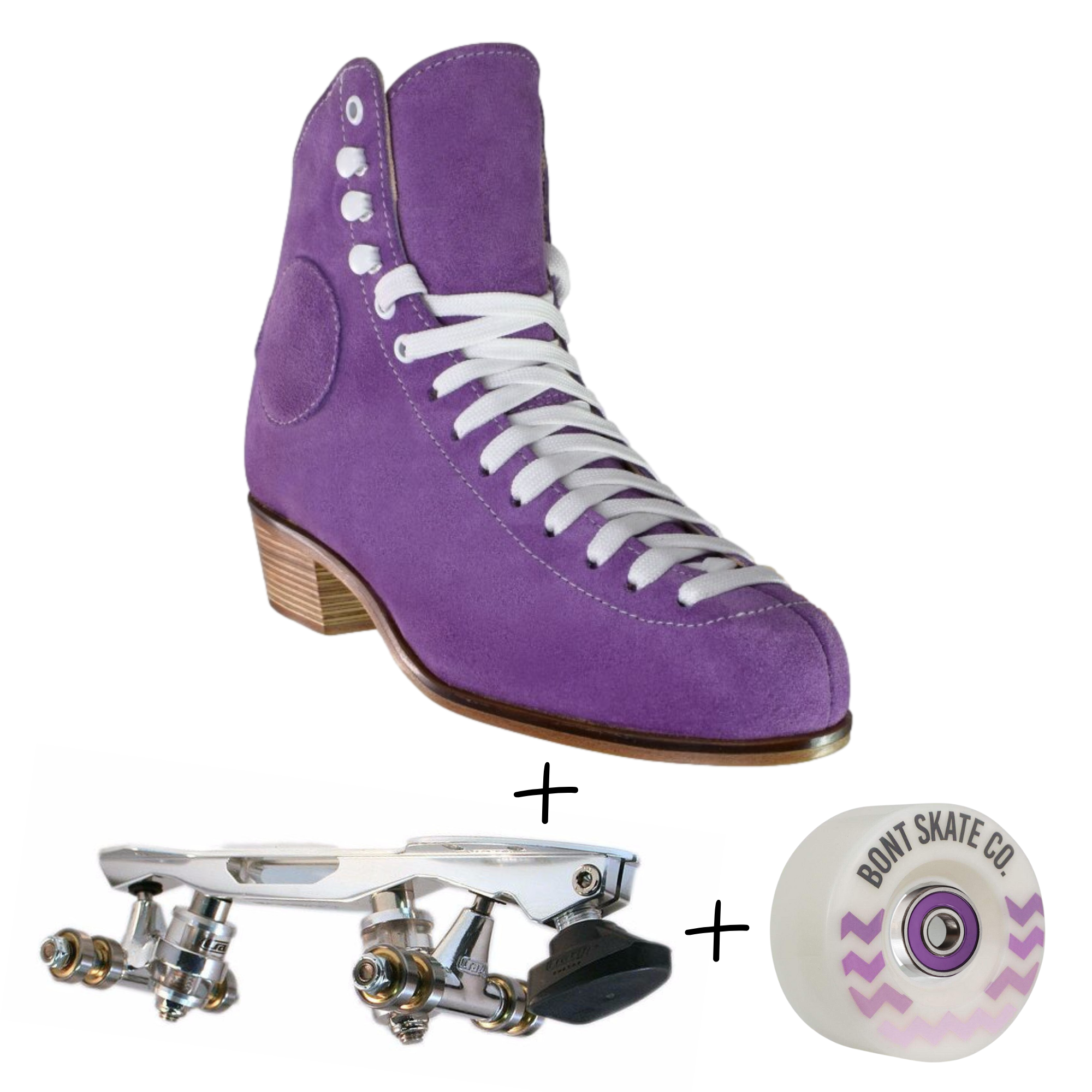 WIFA Street Suede Outdoor Roller Skates Lilac Roller Skates