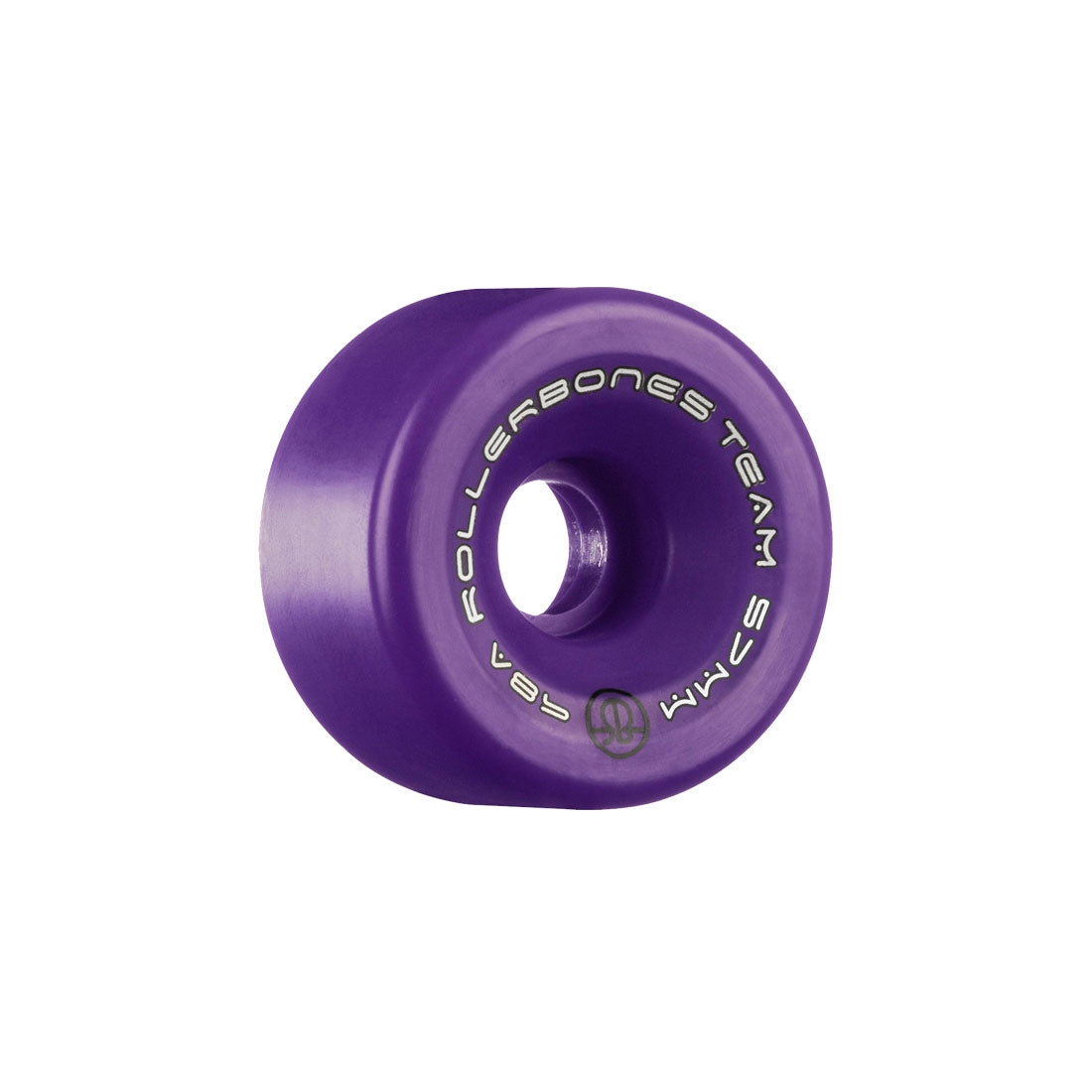 Rollerbones Team Logo 57mm Wheels 8pk Purple Roller Skate Wheels