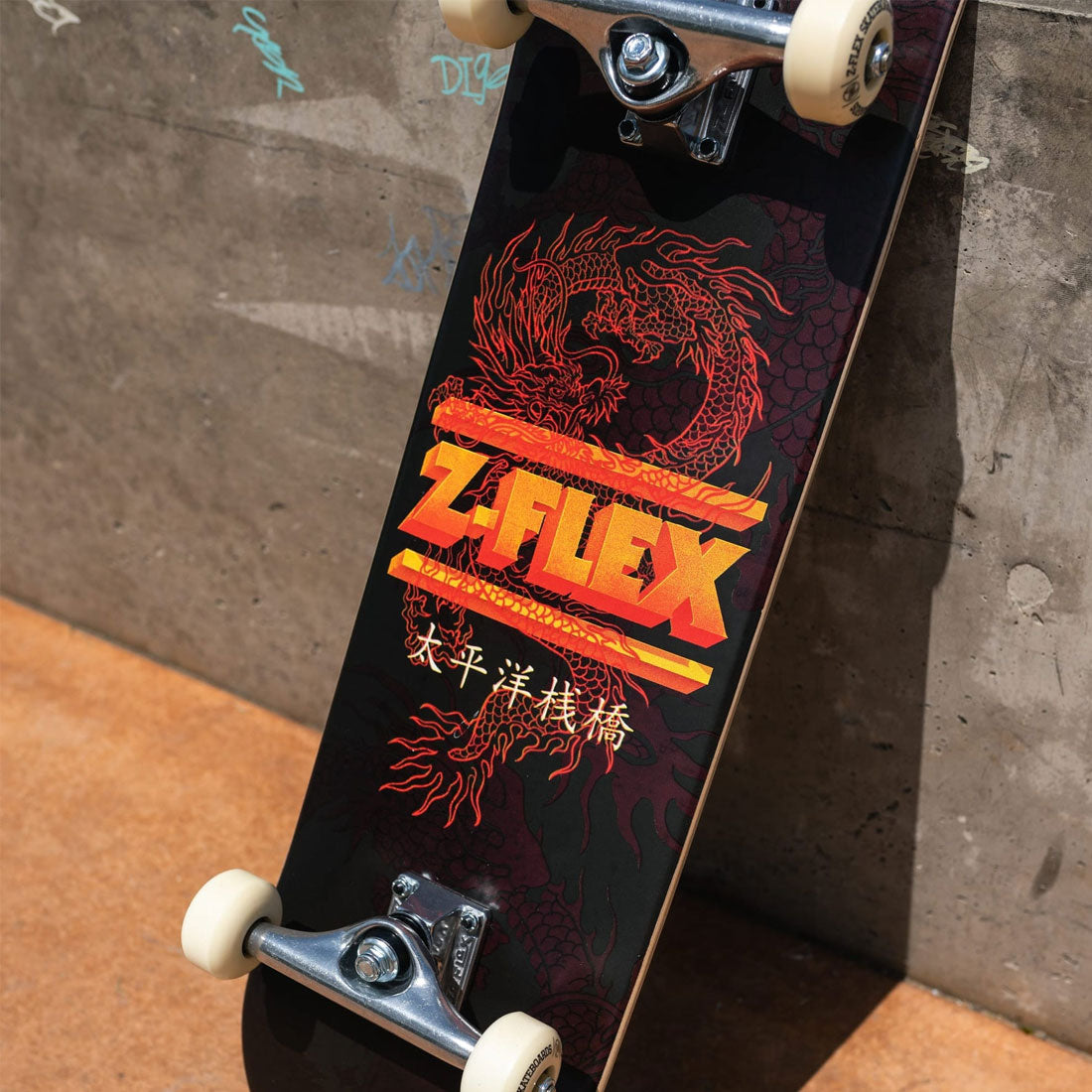 Z-Flex Dragon 8.25 Complete Skateboard Completes Modern Street