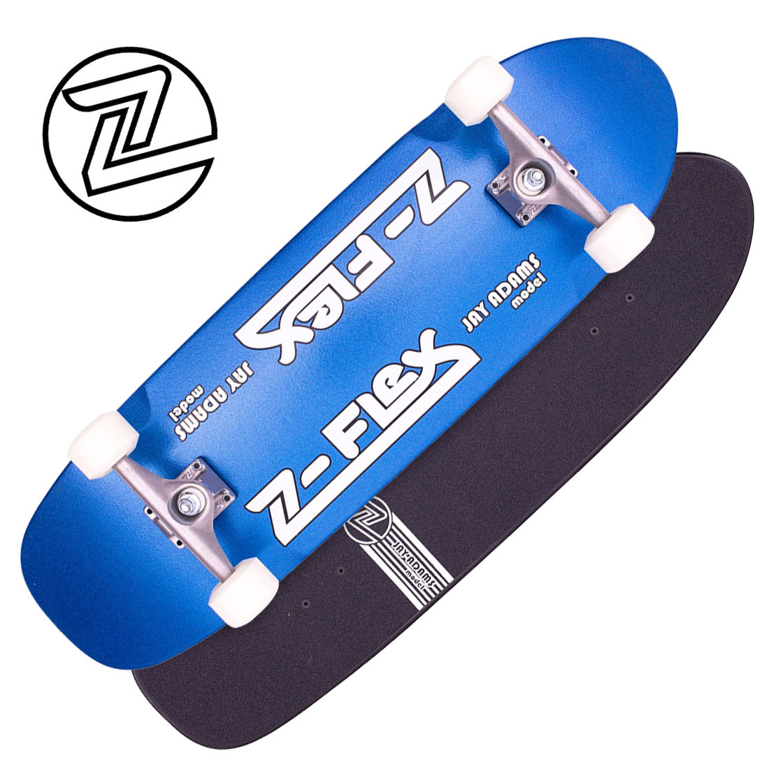 Z-Flex Jay Adams 32 Metal Flake Complete - Blue - Skater HQ