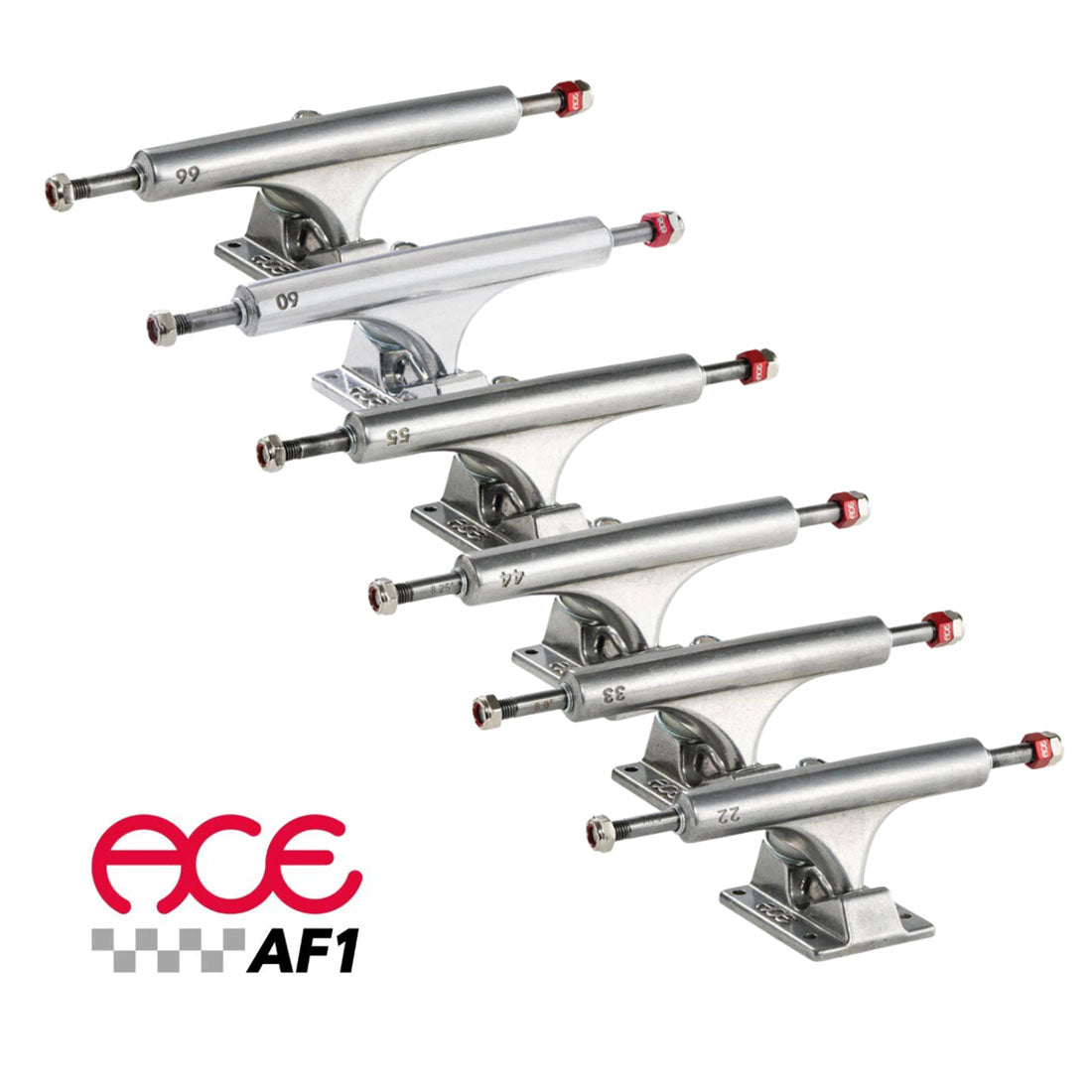Ace Trucks AF1 - Polished Skateboard Trucks