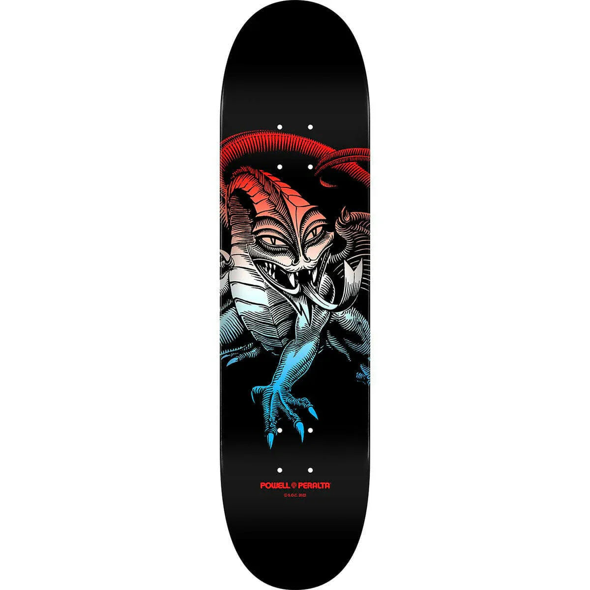 Powell Peralta Cab Dragon Fade Blue 8.25" x 31.95" Skateboard Deck Skateboard Decks