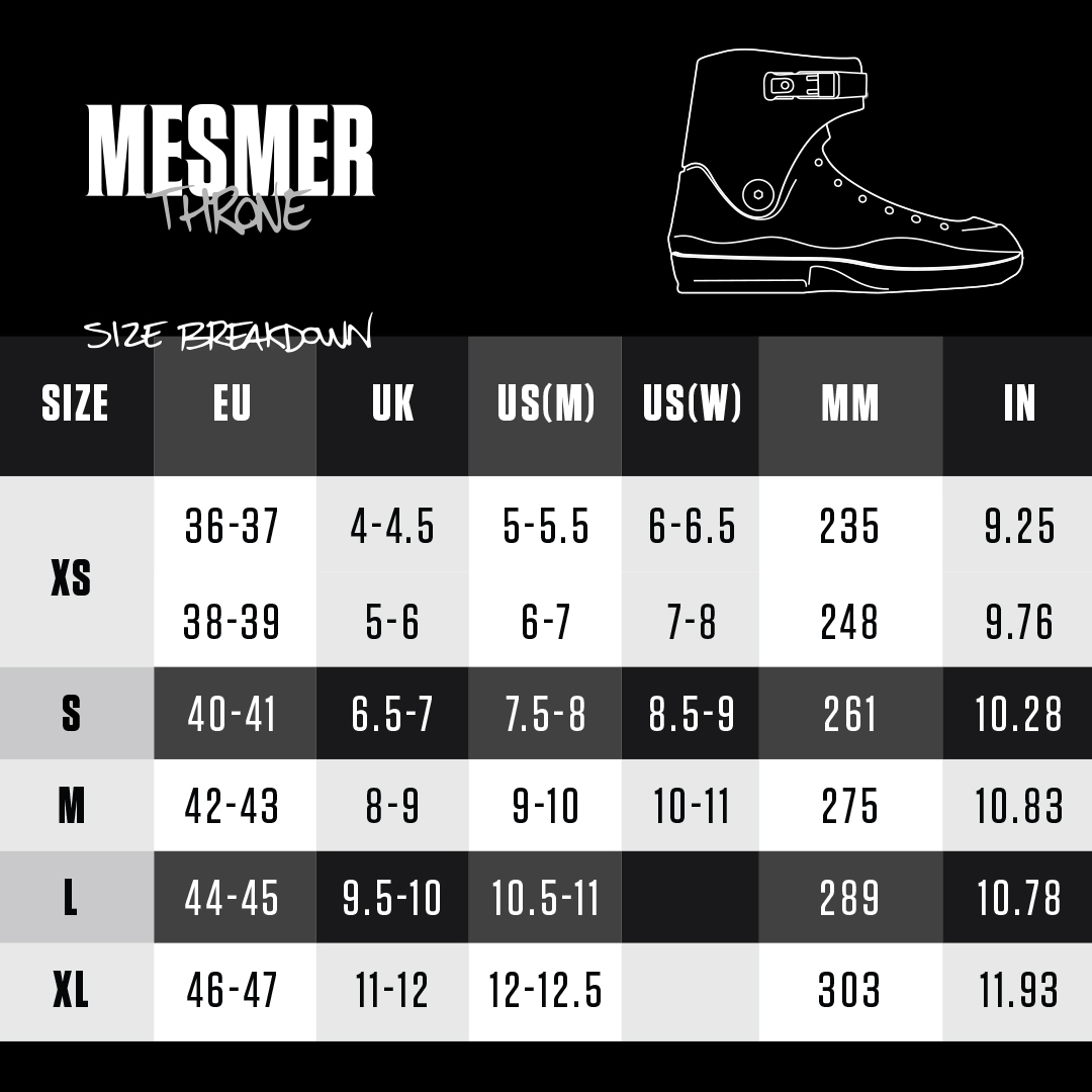 Mesmer Throne Billy O'Neill Pro Aggressive Inline Skates