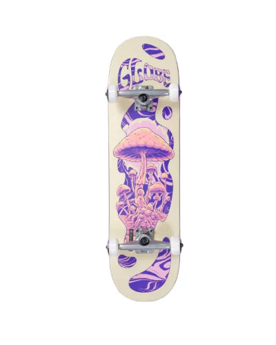 Globe G1 Mind Expansion 8.5" Complete - Off-White/Purple Skateboards
