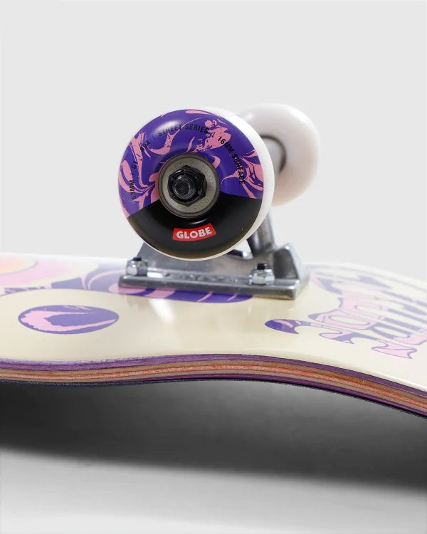 Globe G1 Mind Expansion 8.5" Complete - Off-White/Purple Skateboards