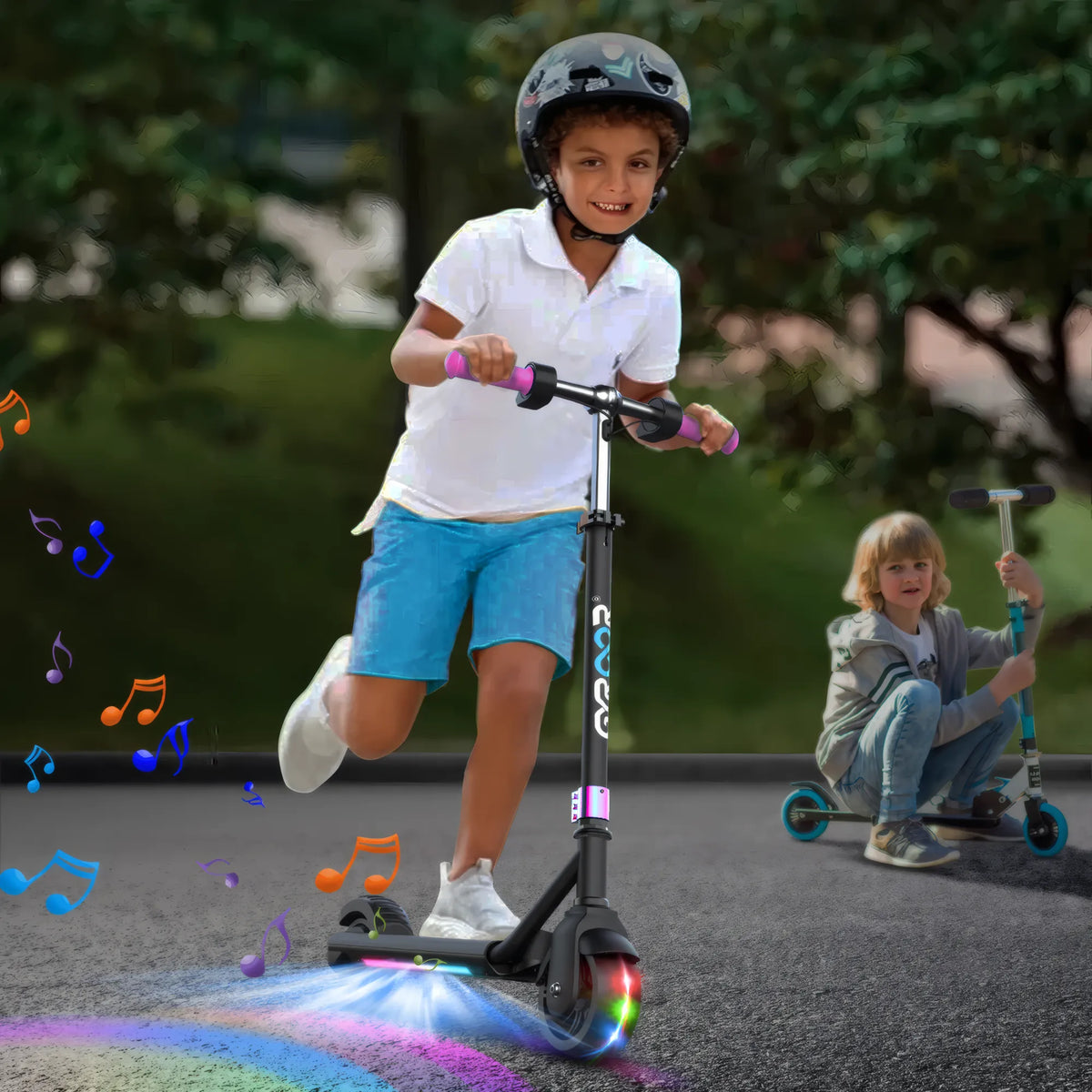 GYROOR H30 Max Kids Electric Scooter - Pink