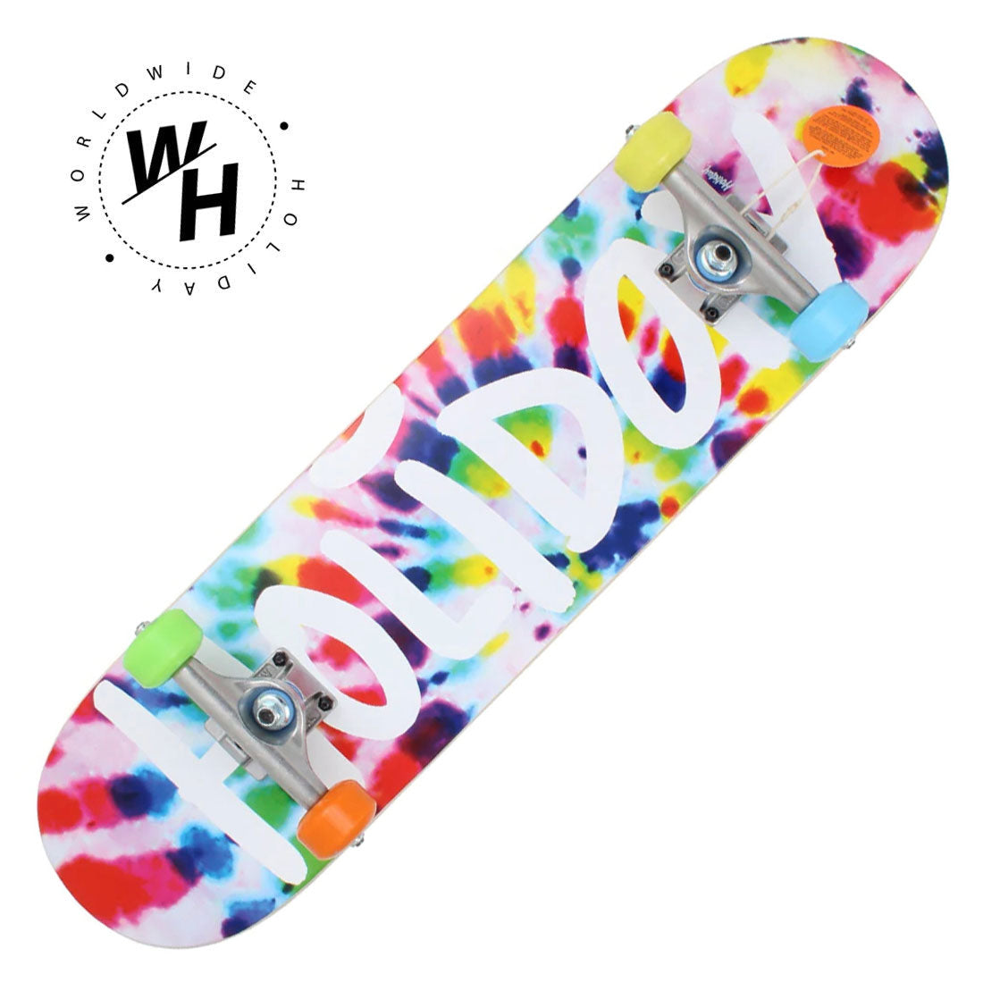 Holiday Tie Dye 8.0 Complete - Rainbow Skateboard Completes Modern Street