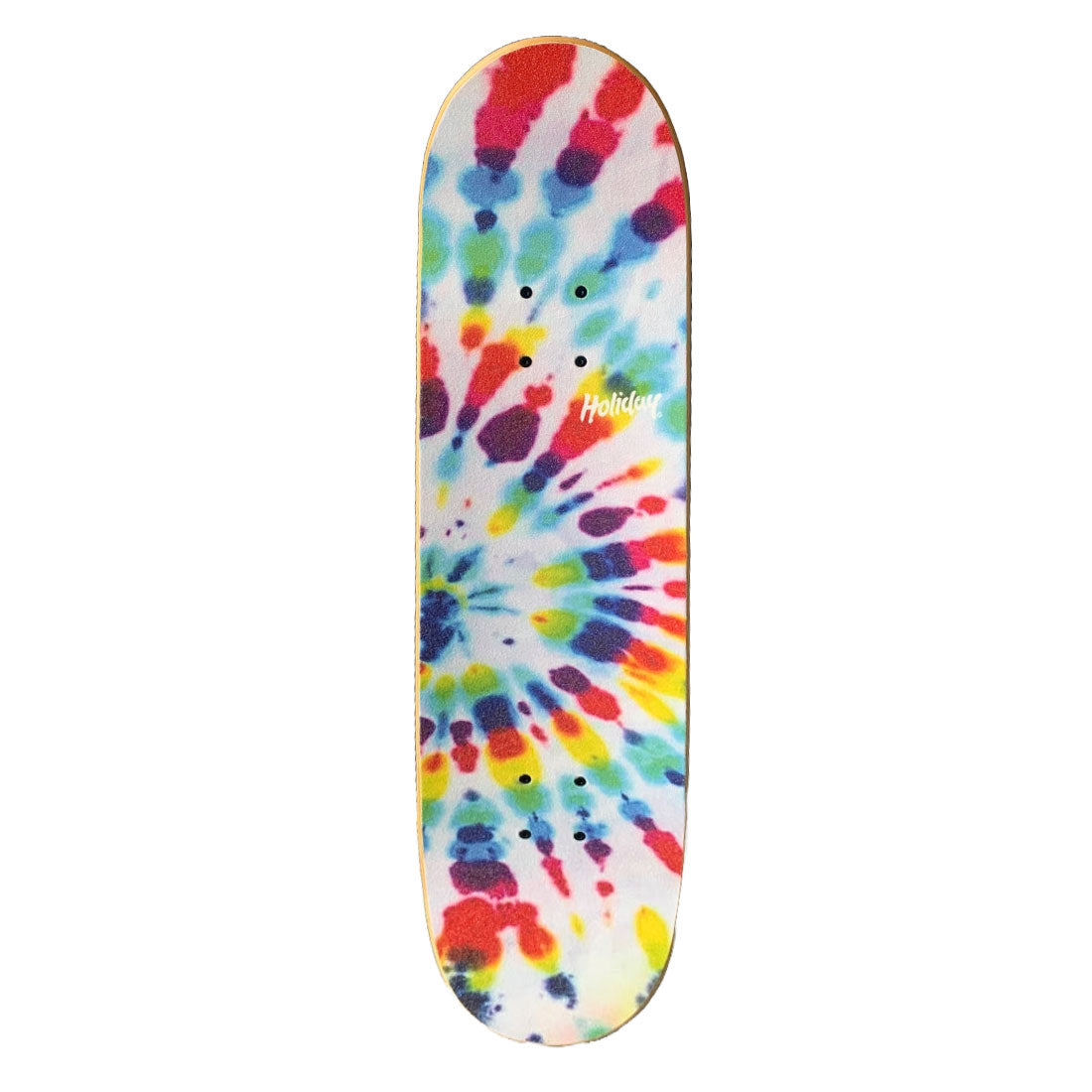 Holiday Tie Dye 8.0 Complete - Rainbow Skateboard Completes Modern Street