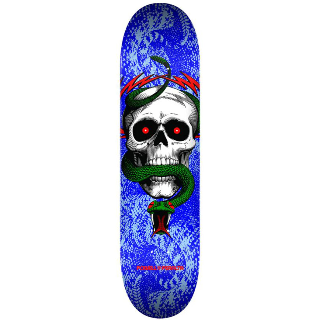 Powell Peralta - Skull & Snake Blue 8.25 Skateboard Deck Skateboard Decks Modern Street