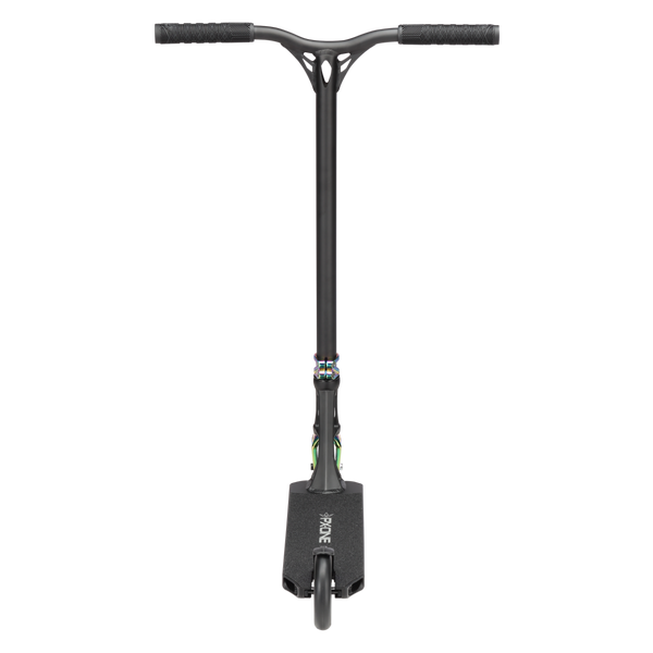 Envy Prodigy X One Complete - Black/Oil Slick (11th Generation) Scooter Completes Trick