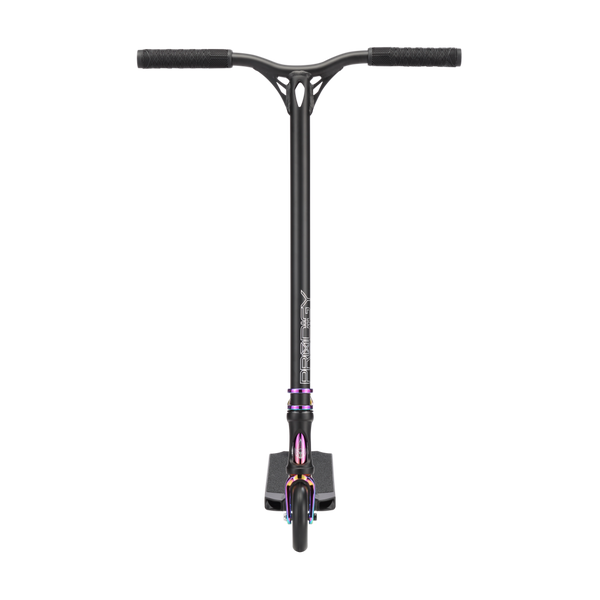 Envy Prodigy X One Complete - Black/Oil Slick (11th Generation) Scooter Completes Trick