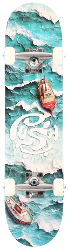 PUSH OCEAN BLUE SKATEBOARD COMPLETE 7.0 Skateboards