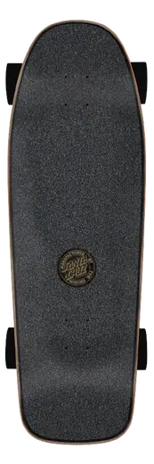 Santa Cruz x Carver 80s Rider Handled Dot Surf Skate Complete 9.8in x 30.2in Skateboard Decks Longboards and Cruisers