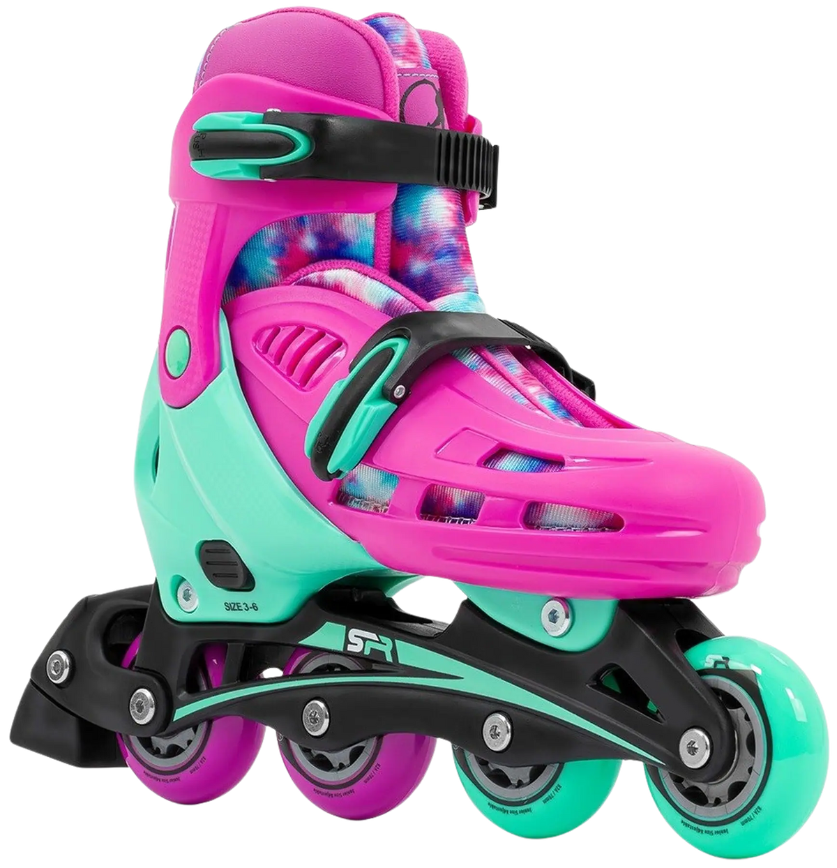 SFR Cyclone II Adjustable Inline Skate Tie Dye Inline Kids