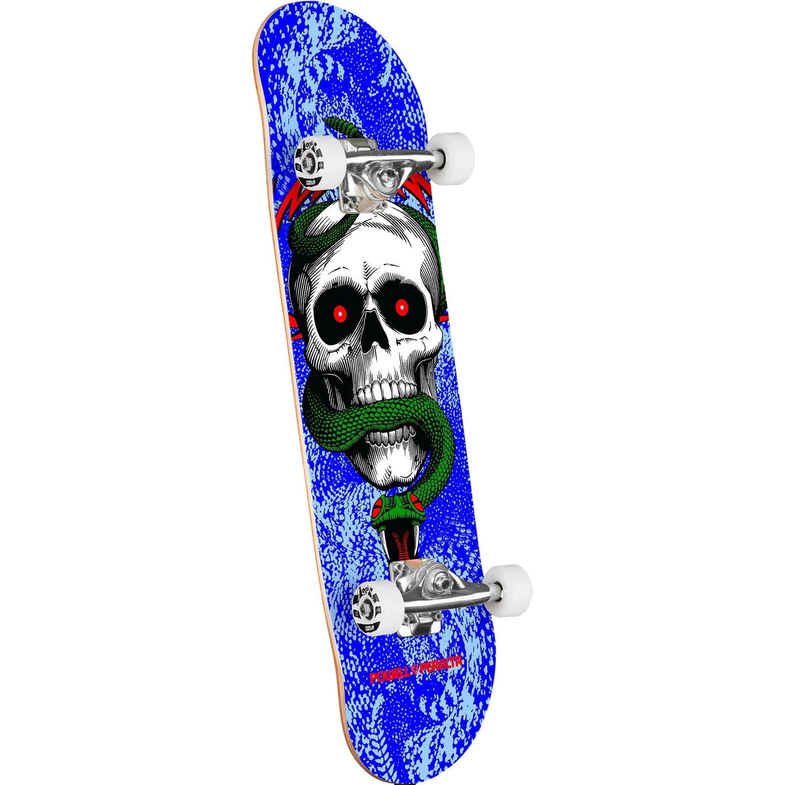 Powell Peralta Skull & Snake Blue 8.25" x 31.95" Complete Skateboard Skateboard Completes Modern Street