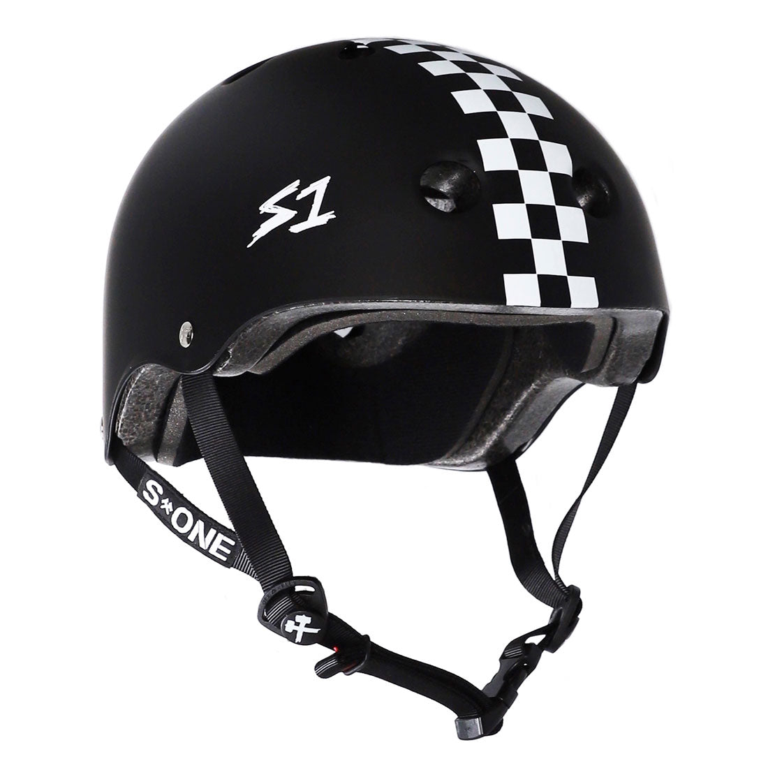 S-One Lifer Helmet - Black Matte/Checkers Helmets