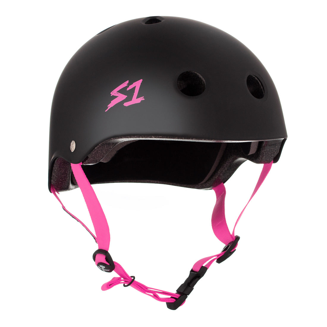 S-One Lifer Helmet - Black/Pink Matte Helmets