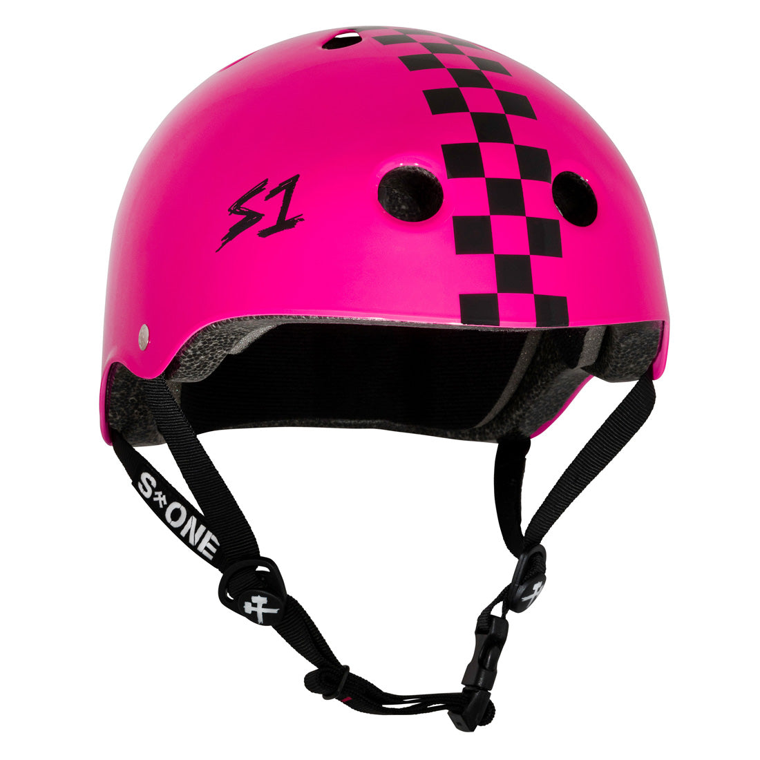 S-One Lifer Helmet - Pink Gloss/Checker Helmets