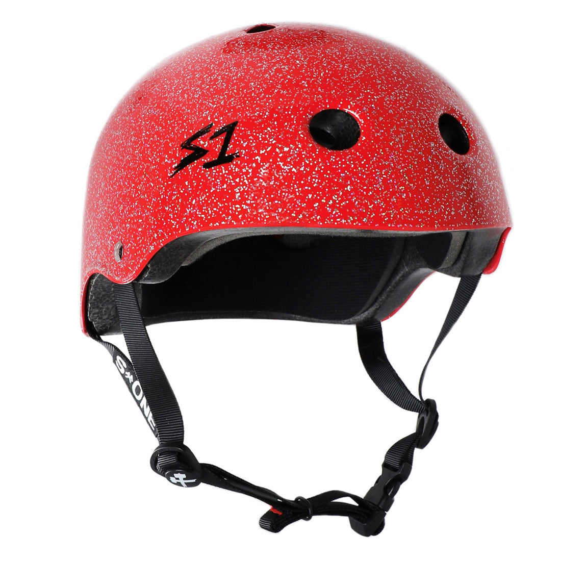 S-One Lifer Helmet - Red Glitter Helmets