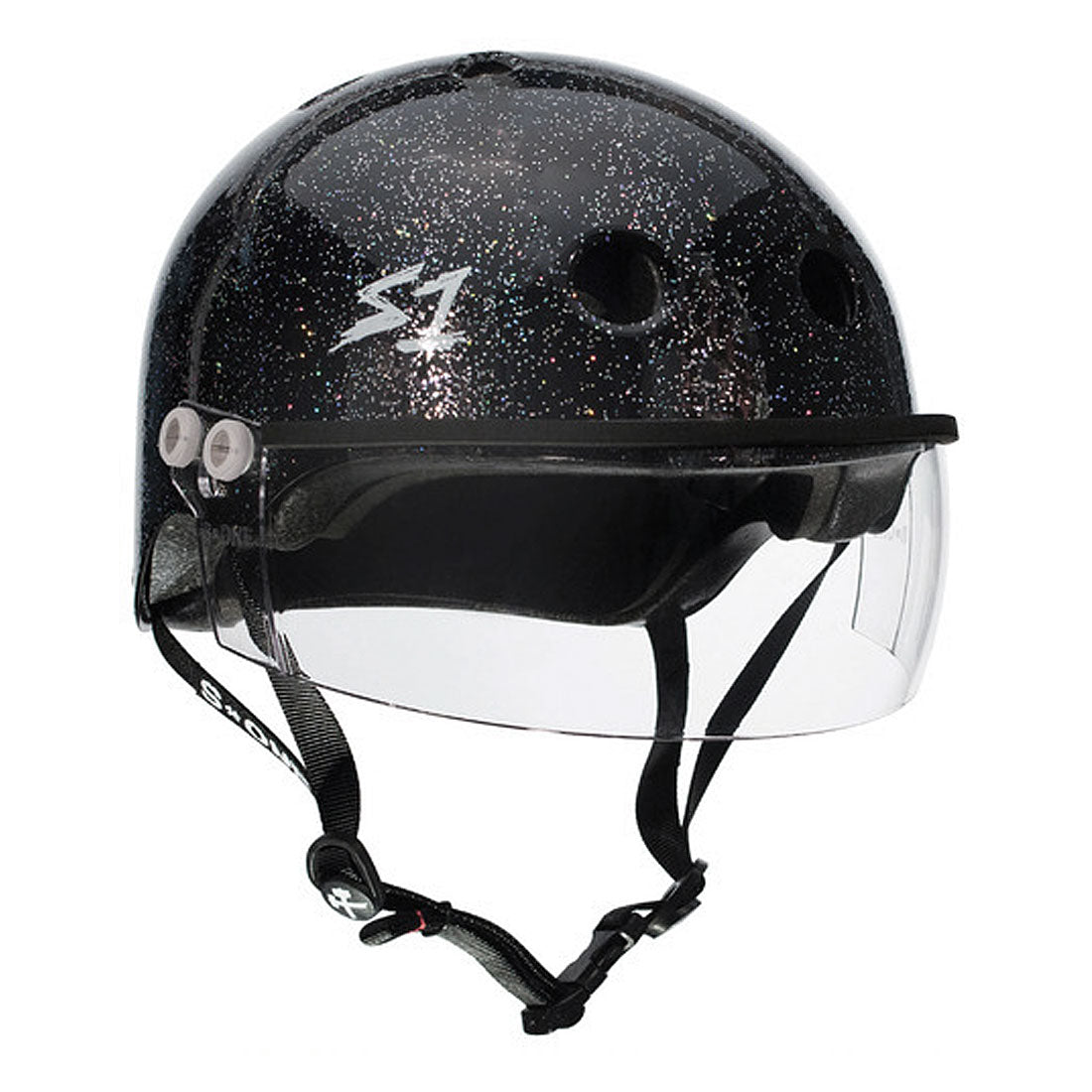 S-One Visor Lifer Helmet - Black Glitter Helmets