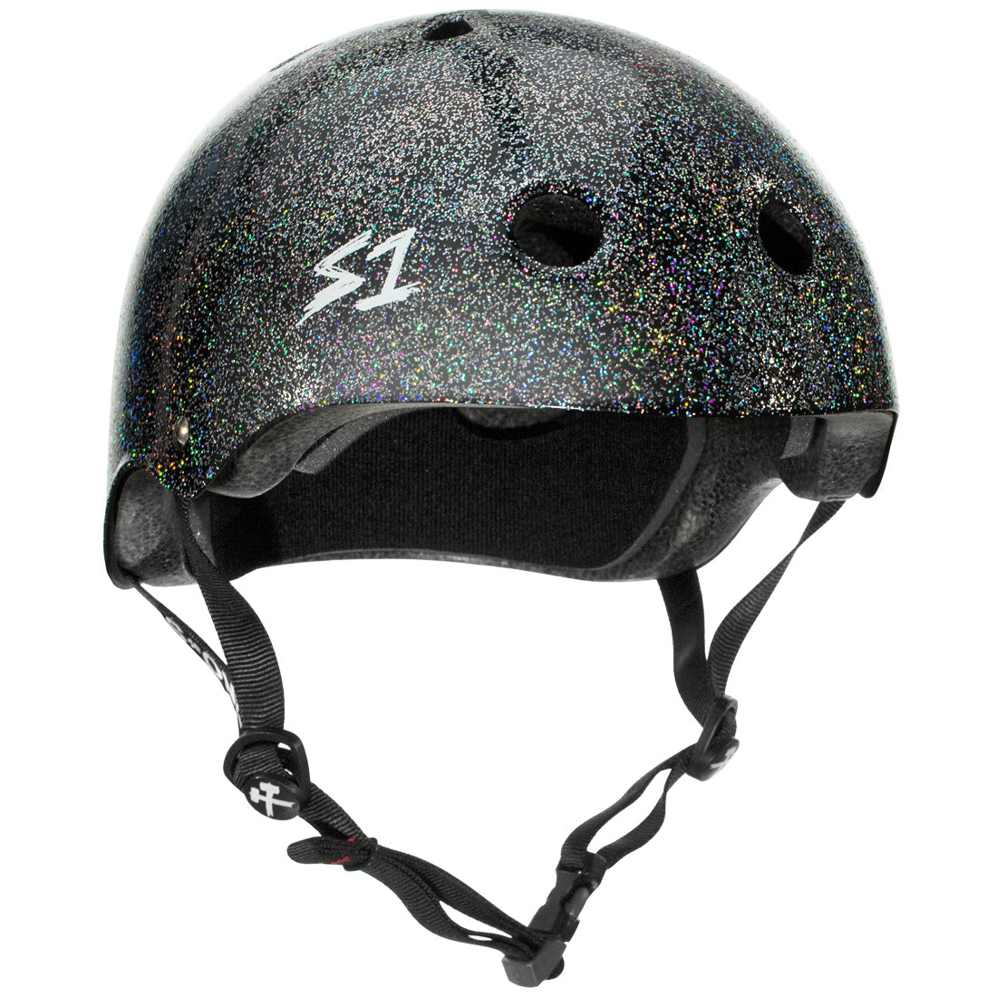 S-One Mega Lifer Helmet - Black Glitter Helmets
