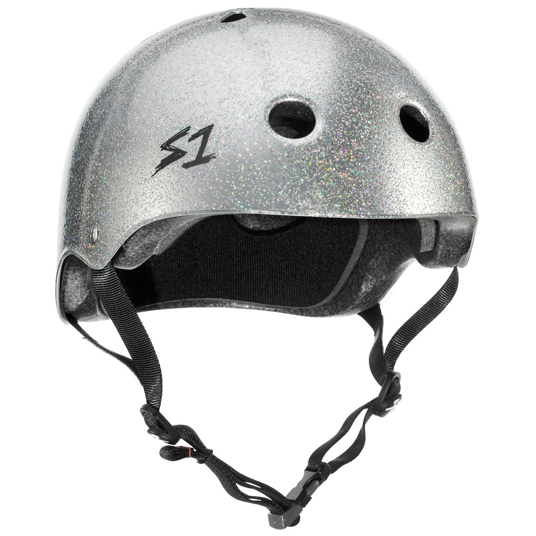 S-One Mega Lifer Helmet - Silver Glitter Helmets