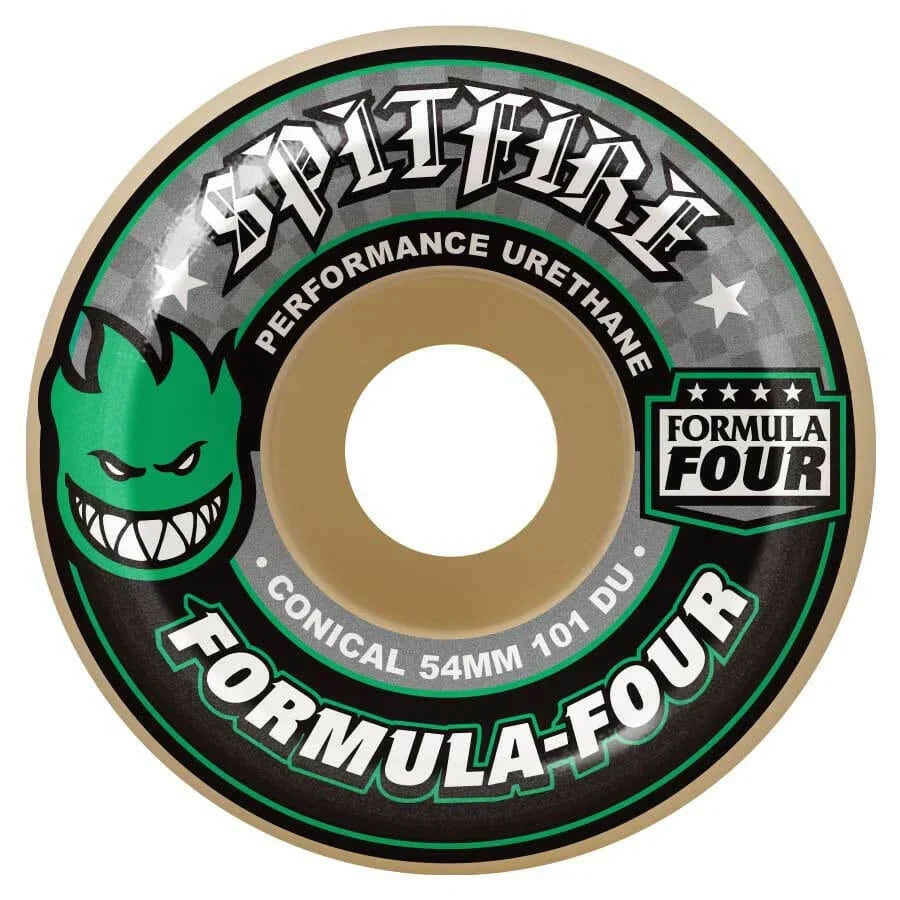SPITFIRE WHEEL FORMULA FOUR 101A CONICAL 53mm Skateboard Wheels
