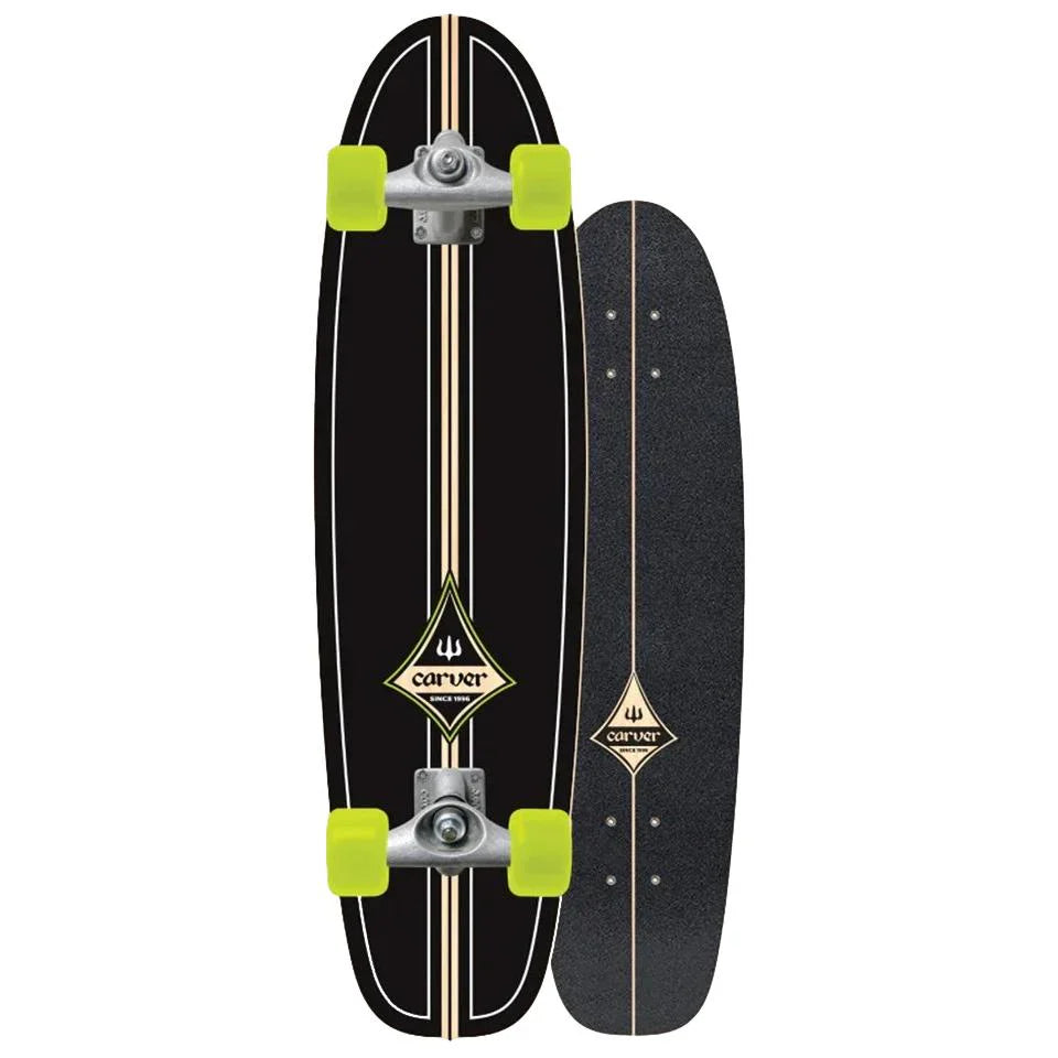 Carver Surfrider C5 Cutdown Surf Skate 29 x 7.75 Skateboards