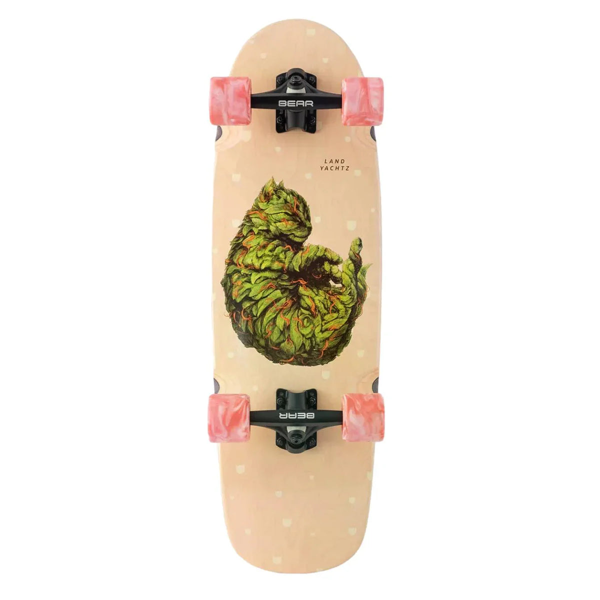 Landyachtz Tugboat Meowijuana Ultra Carve Skateboard | 30" Skateboards