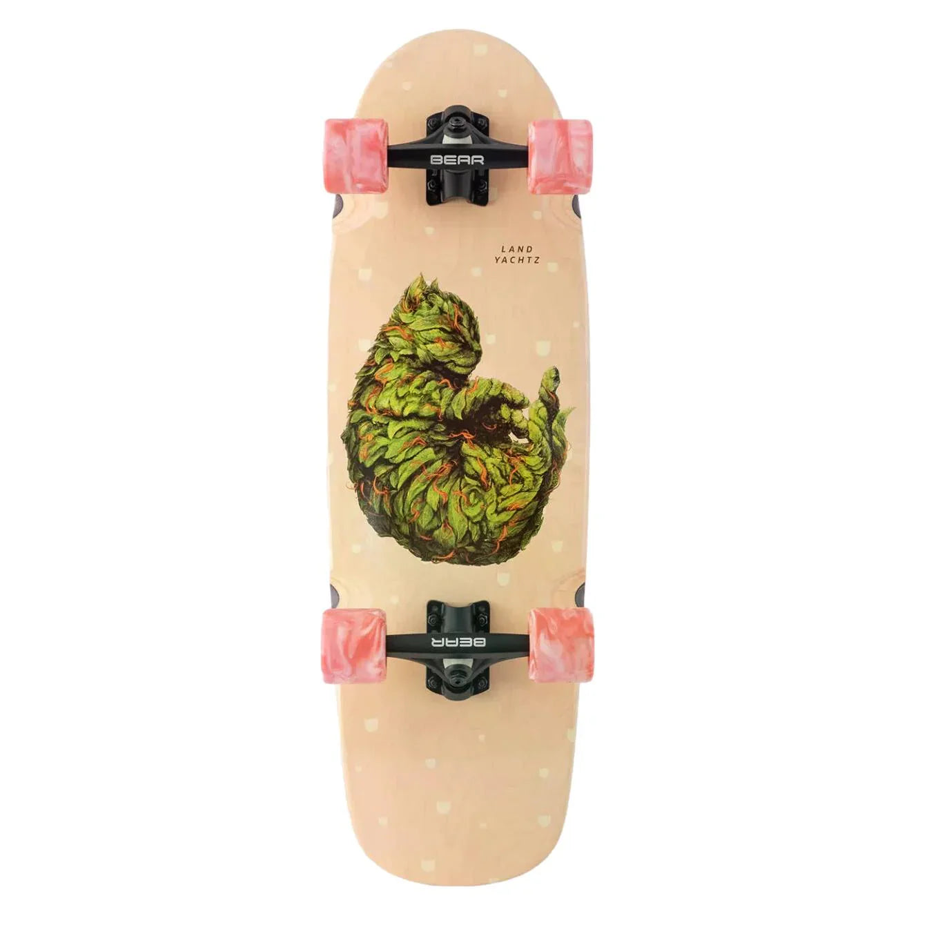 Landyachtz Tugboat Meowijuana Ultra Carve Skateboard | 30" Skateboards