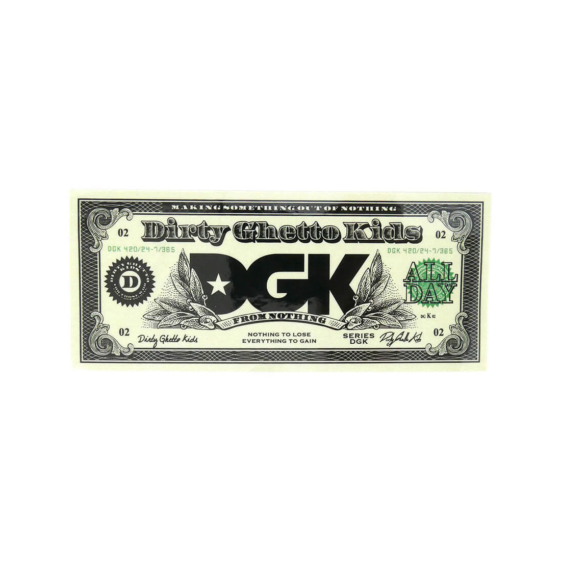 DGK Buck Sticker Stickers