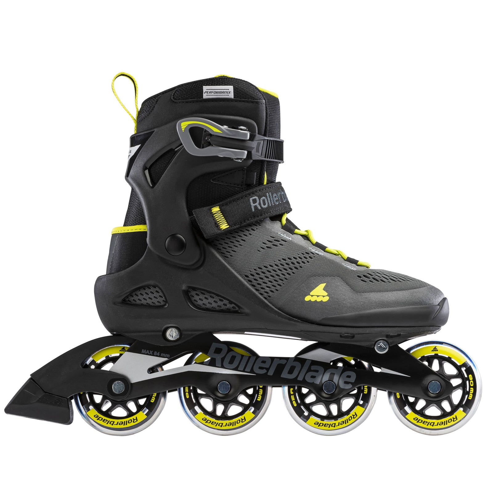 Rollerblade Macroblade 80 - Black/Lime Inline Rec Skates