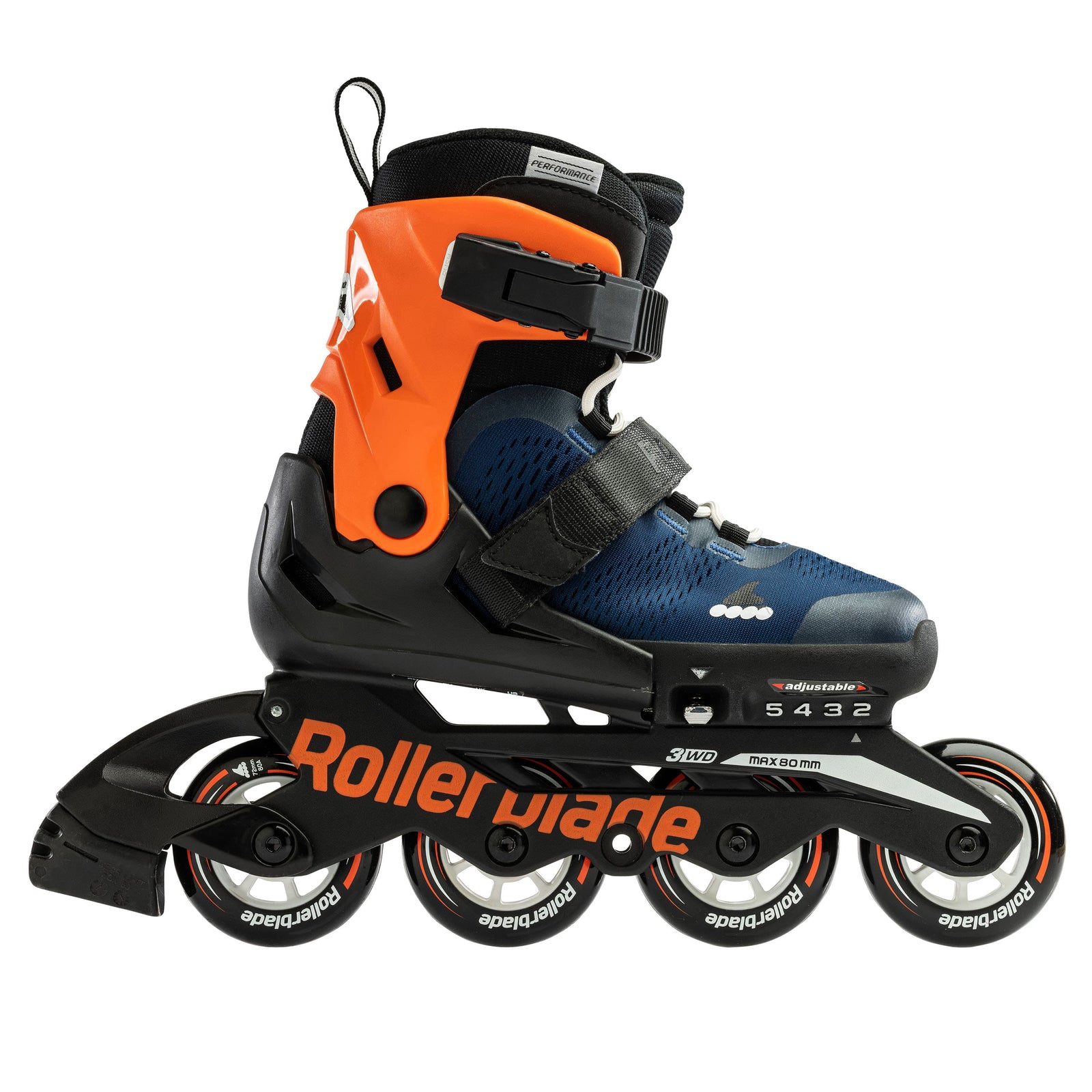 Rollerblade Microblade - Blue/Orange Inline Kids