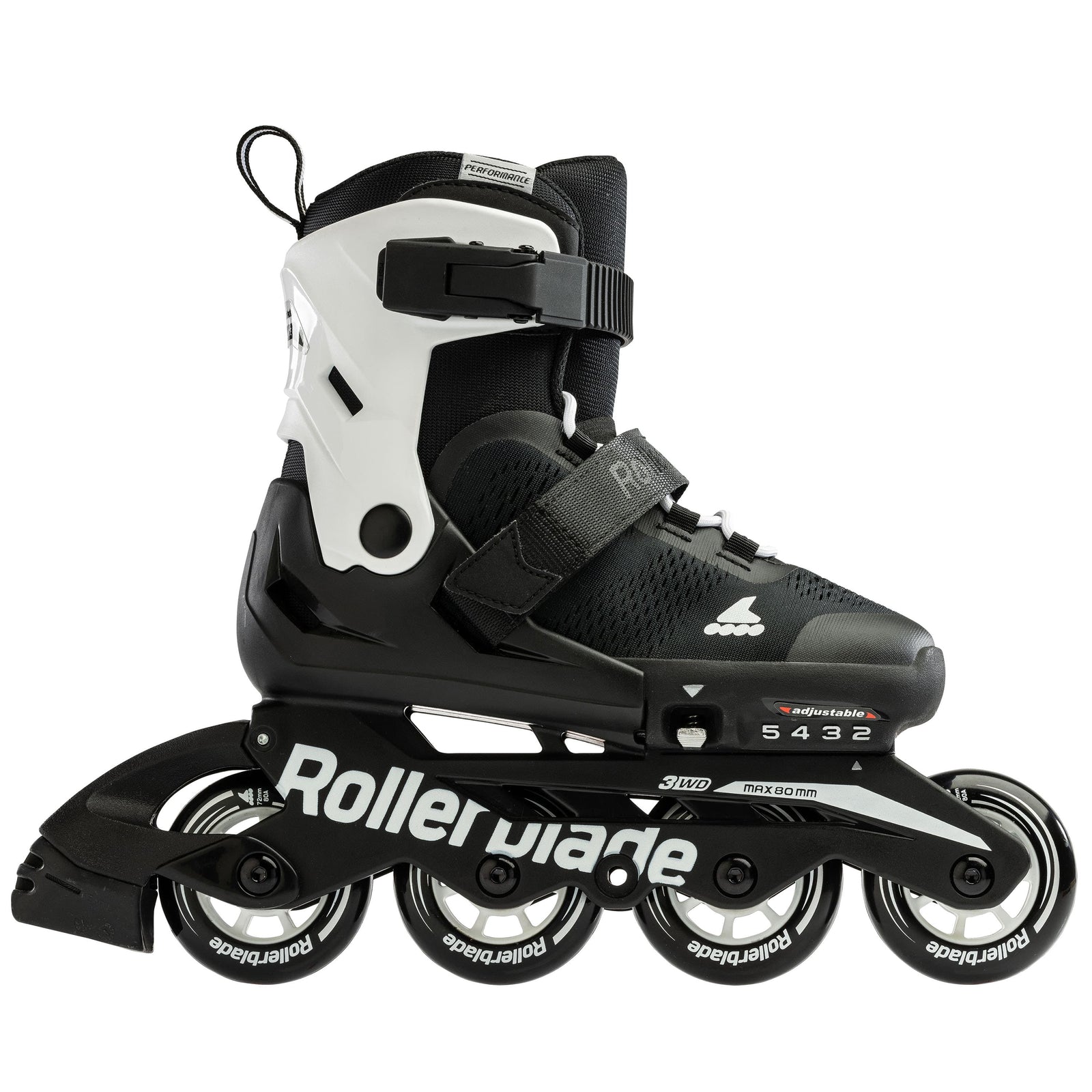 Rollerblade Microblade - Black/White Inline Kids
