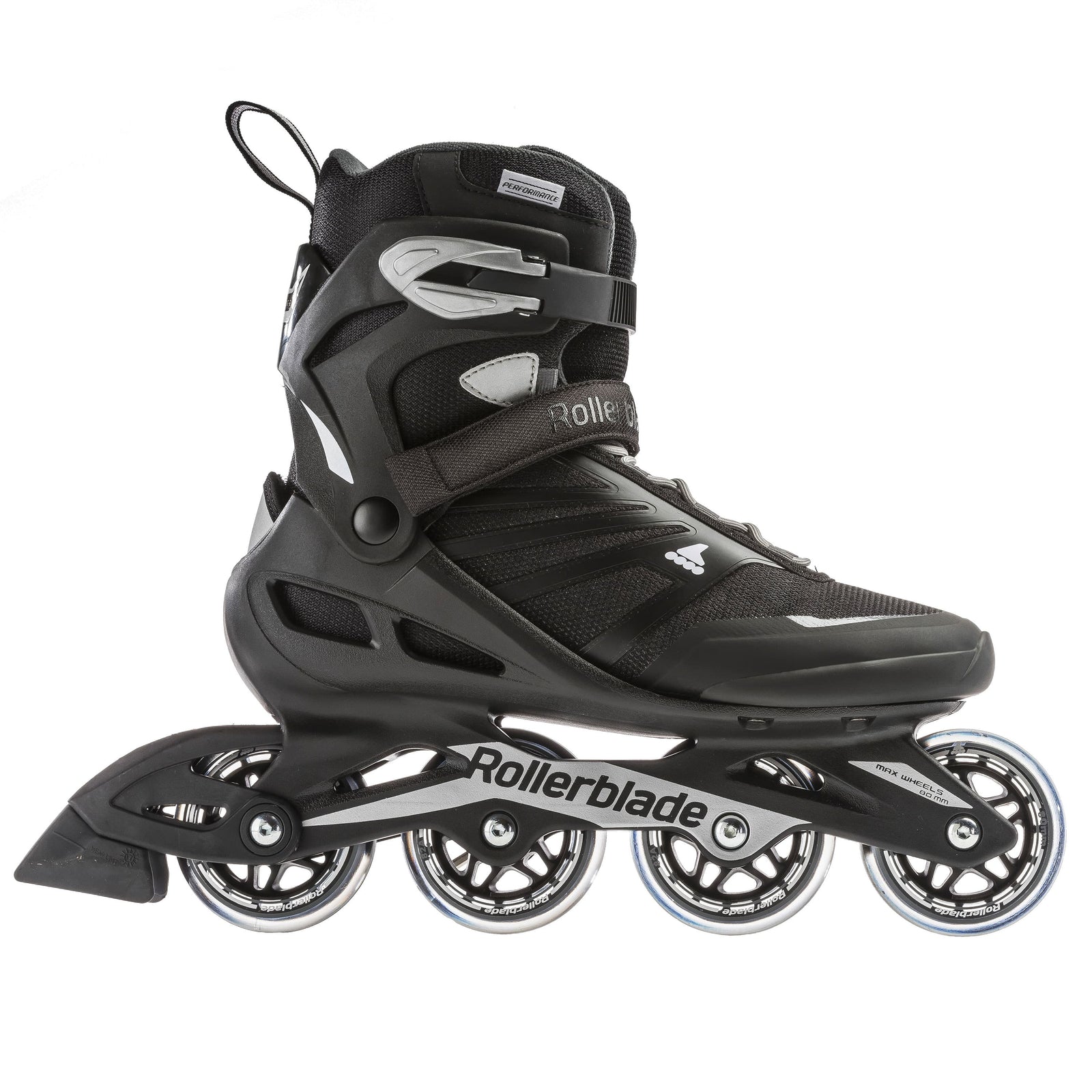Rollerblade Zetrablade - Black/Silver Inline Rec Skates