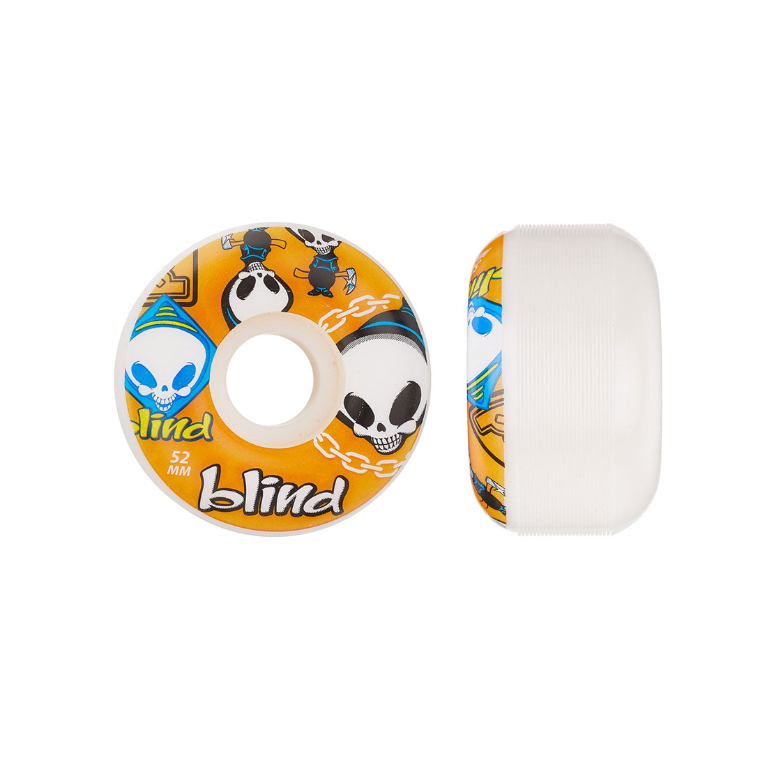 Blind Random 52mm 99a 4pk - Orange Skateboard Wheels