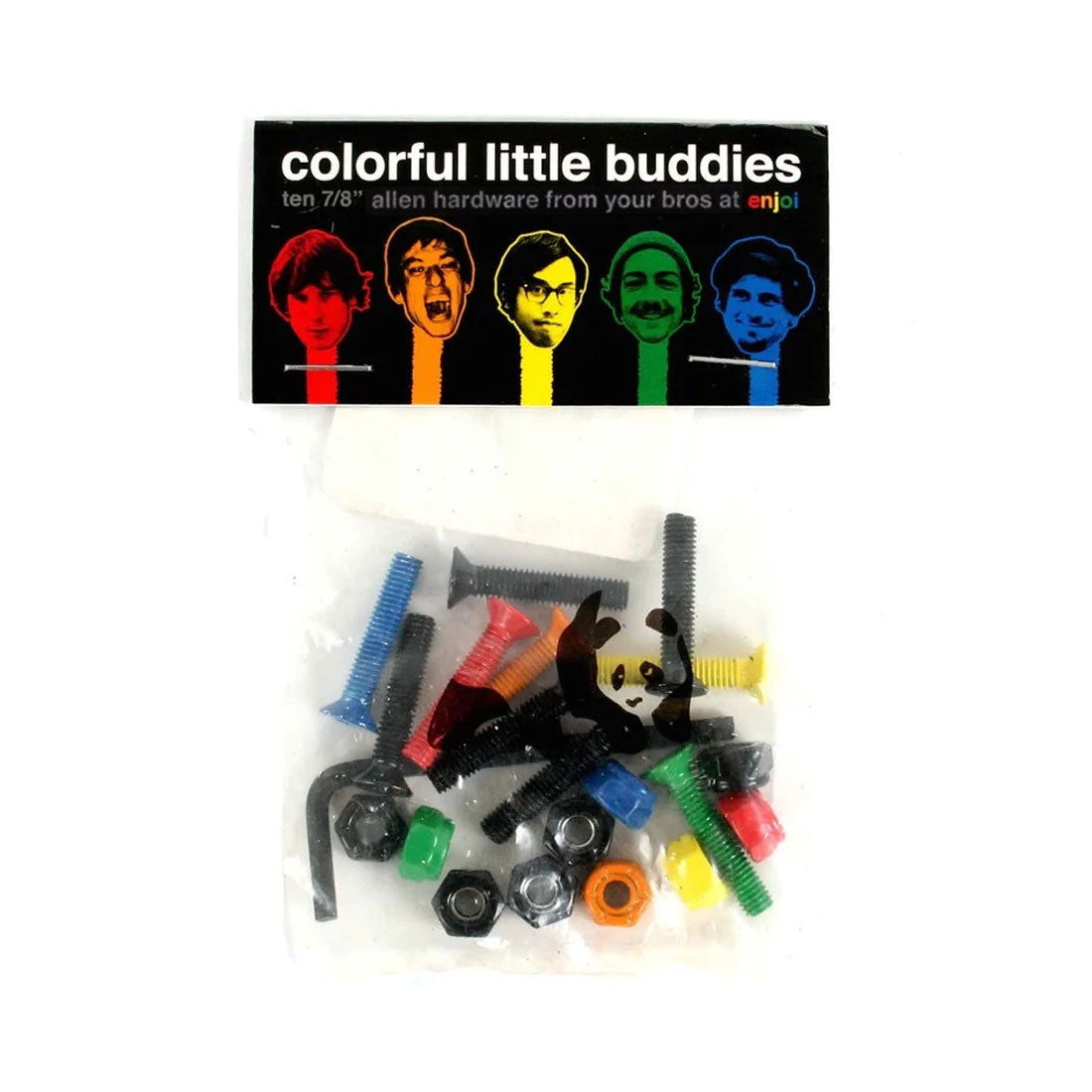 Enjoi Little Buddies 7/8in Allen Hardware 10pk Skateboard Hardware and Parts