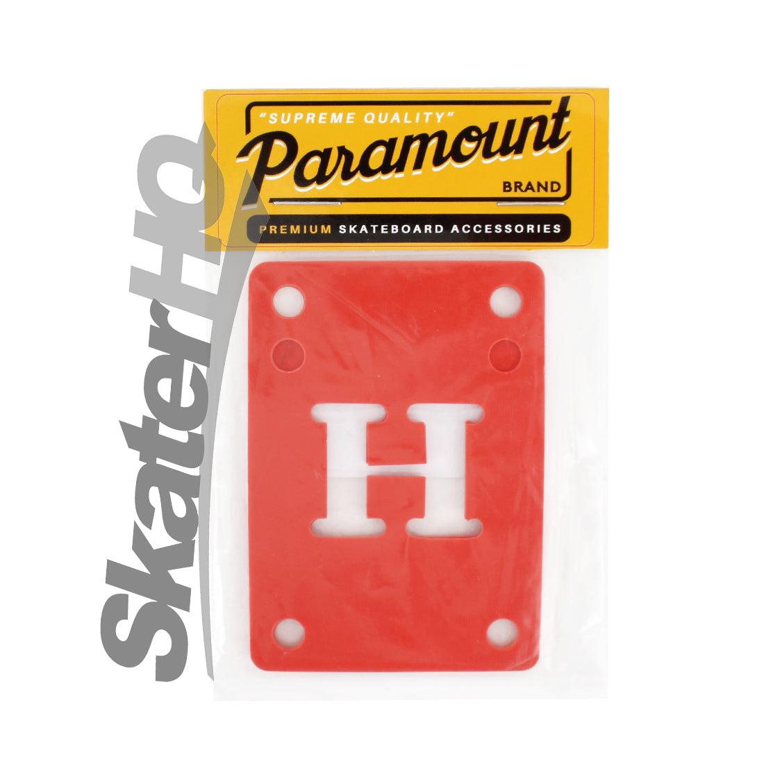 Paramount 1mm Soft Riser Pads - Red Skateboard Hardware and Parts