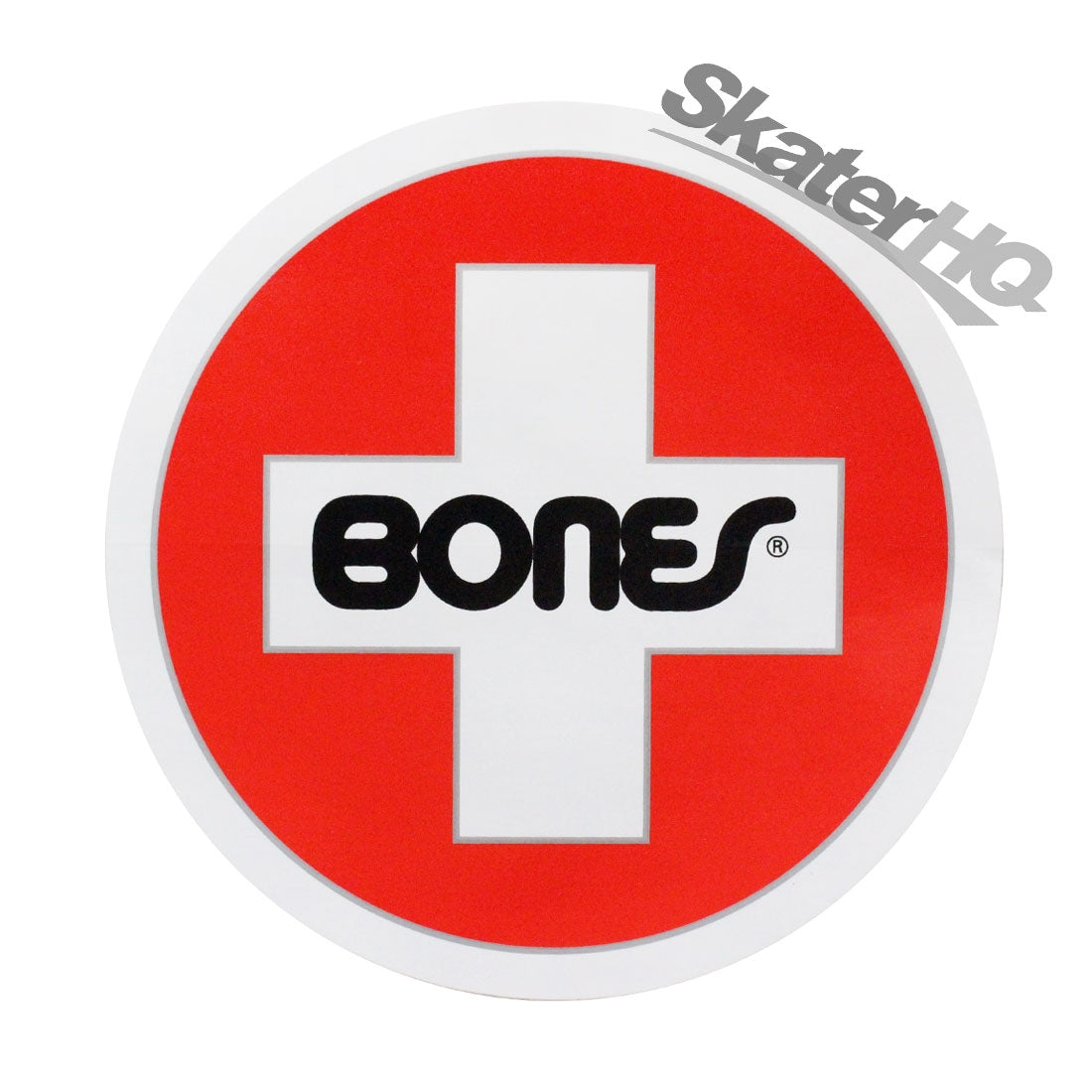 Bones Swiss Cross Sticker - Large Stickers