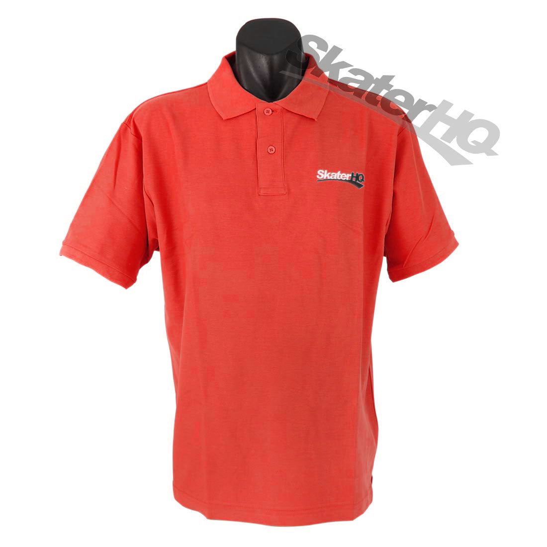 Skater HQ Adult Polo Shirt - Red Apparel Skater HQ Clothing