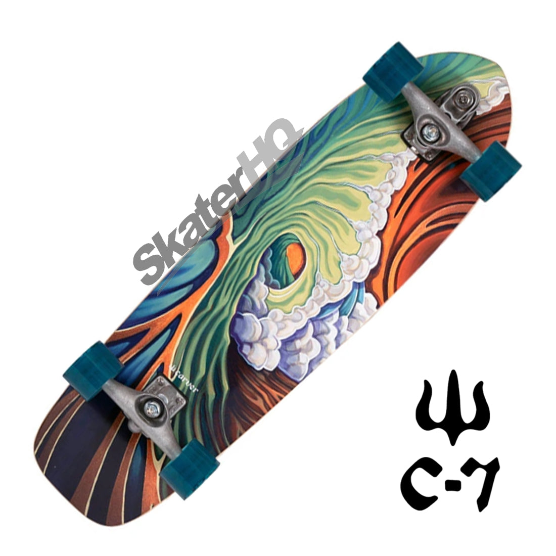 Carver Greenroom V2 C7 Raw Complete Skateboard Compl Carving and Specialty
