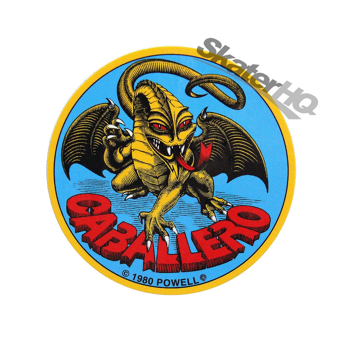 Powell Vintage Cab Dragon Round Sticker Stickers