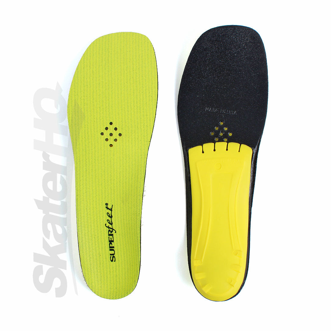 Insole Superfeet Yellow Skate Sz E Insoles and Fitting Aids